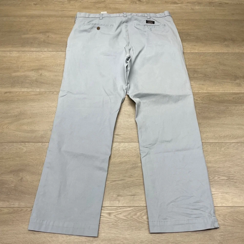 Banana Republic Emerson Straight Chino Pants Mens 38x32 Dusty Blue Stretch